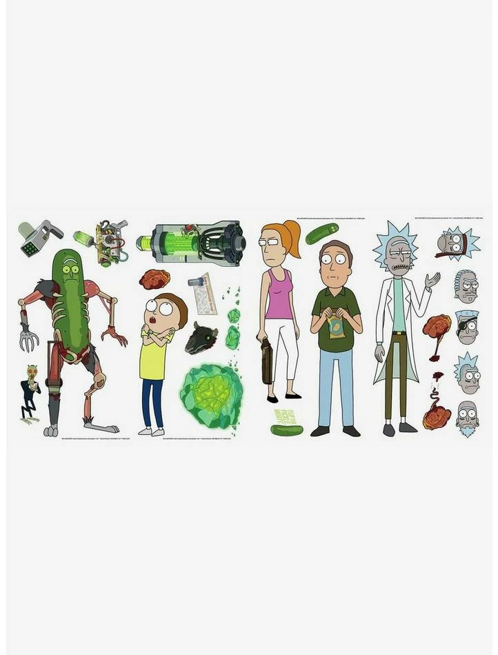 Top 10 π Rick And Morty Peel And Stick Wall Decals β€οΈ 2 Top 10 π Rick And Morty Peel And Stick Wall Decals β€οΈ - Image 2