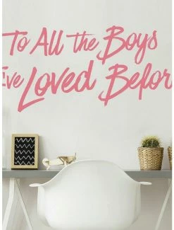 Best Sale 💯 To All The Boys I've Loved Before Peel And Stick Wall Decals 👏