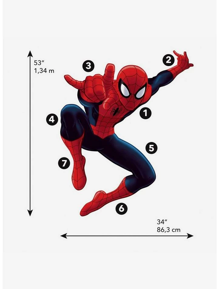 Outlet ๐ฅฐ Marvel Ultimate Spider-Man Giant Peel And Stick Wall Decals ๐งจ 2 Outlet ๐ฅฐ Marvel Ultimate Spider-Man Giant Peel And Stick Wall Decals ๐งจ - Image 2