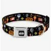 Wholesale 👏 Star Wars Festive 🍬 Candy Icons Seatbelt 🐶 Dog Collar 🔔