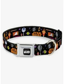 Wholesale 👏 Star Wars Festive 🍬 Candy Icons Seatbelt 🐶 Dog Collar 🔔