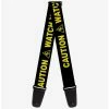 New 🎁 Caution ⌚ Watch Your Dubstep Guitar Strap 🛒