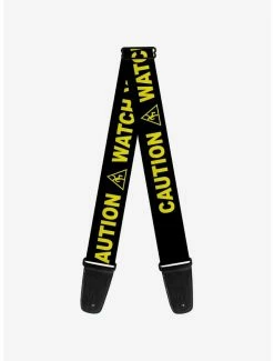 New 🎁 Caution ⌚ Watch Your Dubstep Guitar Strap 🛒