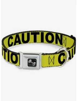 Deals ⌛ Caution Tape Seatbelt 🐕 Dog Collar 🔥