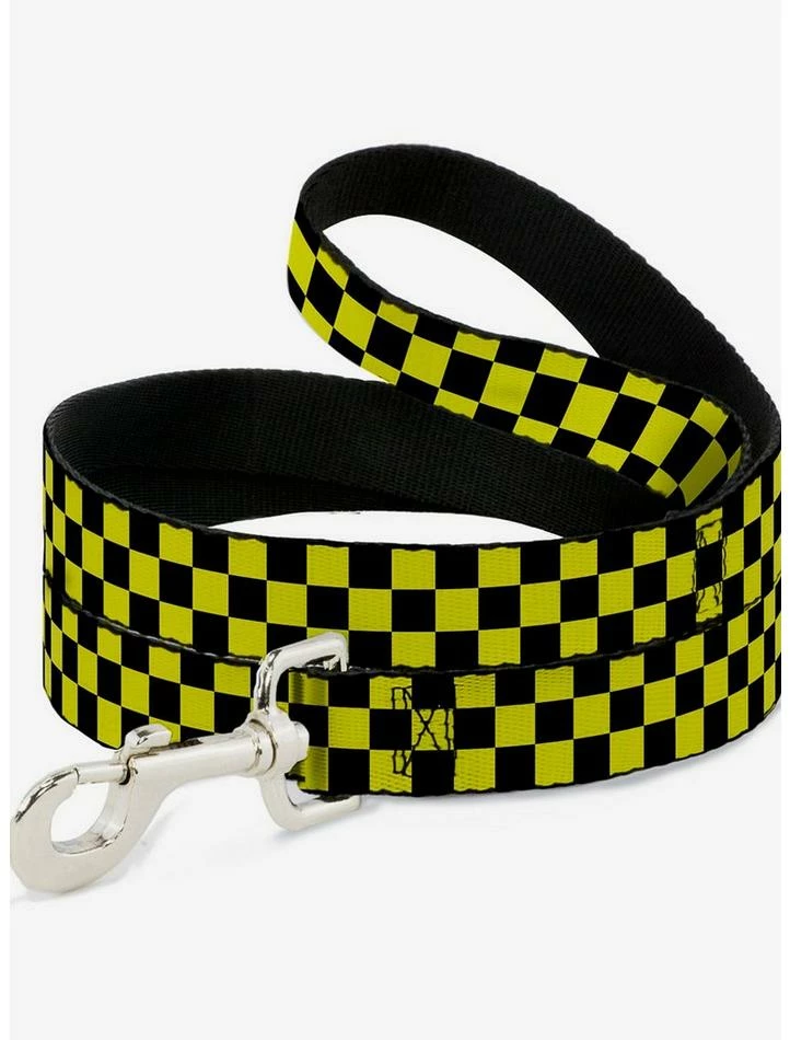 Best Pirce π Checker Print πΆ Dog Leash Neon Yellow π 1 Best Pirce π Checker Print πΆ Dog Leash Neon Yellow π