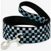 Promo ⭐ Checker Print 🦮 Dog Leash Ombre Turquoise ❤️