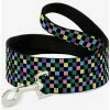 Brand new 🎁 Checker Print 🐕 Dog Leash Pastel Multi 🛒