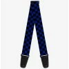 Best Sale 🤩 Checker Print Guitar Strap Royal 👏