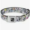 Best Pirce 🧨 Music Notes Stars Seatbelt 🐶 Dog Collar 😉