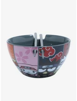 Brand new 🥰 Naruto Shippuden X Hello Kitty And Friends Ramen Bowl With Chopsticks 😀 -Furniture Outlet Store 16328399 av3