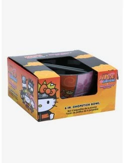 Brand new 🥰 Naruto Shippuden X Hello Kitty And Friends Ramen Bowl With Chopsticks 😀 -Furniture Outlet Store 16328399 av6
