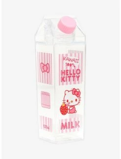 Buy 💯 Hello Kitty Strawberry Milk Carton Water Bottle 🎉