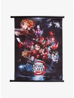 Flash Sale ⌛ Demon Slayer: Kimetsu No Yaiba The Movie: Mugen Train Art Wall Scroll 🧨