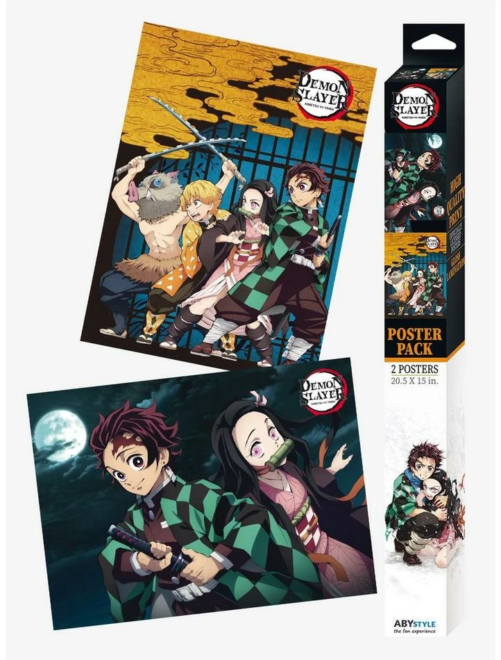Flash Sale ๐ Demon Slayer Boxed Poster Set ๐ 1 Flash Sale ๐ Demon Slayer Boxed Poster Set ๐