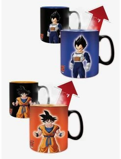 New 🥰 DBZ Heat Change Mug Bundle 🤩