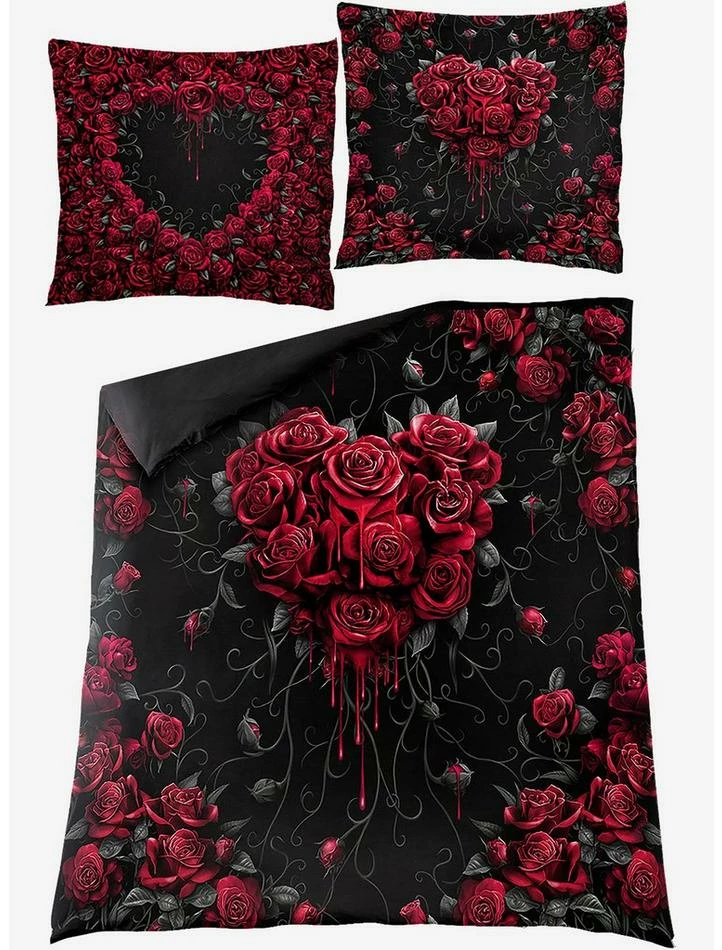 Brand new ๐ Bleeding Heart Double Duvet Reversible Bedding Set ๐ 2 Brand new ๐ Bleeding Heart Double Duvet Reversible Bedding Set ๐ - Image 2