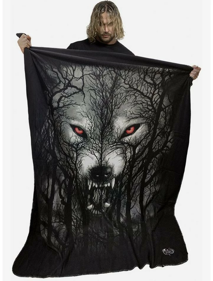 Buy 🔔 Forest Wolf Fleece Blanket 🤩 2 Buy 🔔 Forest Wolf Fleece Blanket 🤩 - Image 2
