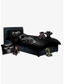 Best deal ⌛ Skull Scroll Single Duvet Bedding Set ⭐ -Furniture Outlet Store 16774750 av2