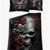 Flash Sale 😍 Skulls N' Roses Single Duvet Bedding Set ⌛
