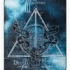 Budget 👍 Harry Potter The Deathly Hallows Icons Throw Blanket 😉