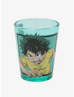 Brand new 🧨 My Hero Academia Deku Fighting Mini Glass 🔥