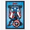 Flash Sale 👍 Marvel Captain America Framed Wood Wall Art 🔔