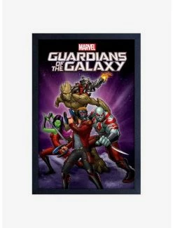 Cheapest ✨ Marvel Guardians Of The Galaxy Group Framed Wood Wall Art 🤩