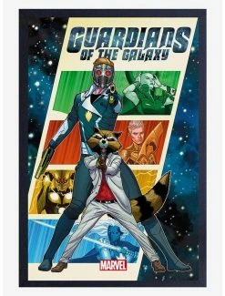 Outlet 😉 Marvel Guardians Of The Galaxy Star Lord Rocket Framed Wood Wall Art 😍