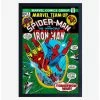 Best Sale 🎁 Marvel Spiderman Iron Man Team Up Framed Wood Wall Art 🔥