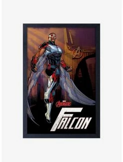 Best Sale 🛒 Marvel The Falcon Framed Wood Wall Art 🛒