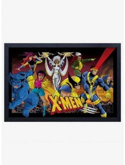 Deals 🤩 Marvel X-Men Group Framed Wood Wall Art 🔔