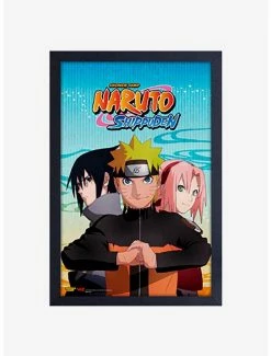 Best Pirce ✨ Naruto Trio Framed Wood Wall Art 🎁