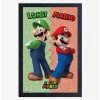 Deals ⭐ Nintendo Mario Duo Vertical Framed Wood Wall Art 🎁