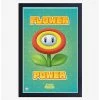 Hot Sale ✨ Nintendo Mario Flower Power Framed Wood Wall Art ✔️