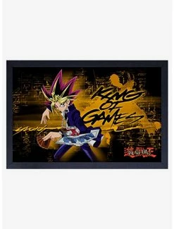 Discount 😍 Yu-Gi-Oh King Of Games Framed Wood Wall Art 👏