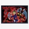 Discount 😀 Yu-Gi-Oh Yami With Monsters Framed Wood Wall Art 🛒