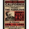Best Pirce 🎉 Johnny Cash Folsom State In Person Framed Wood Wall Art ⌛