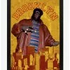 New 😍 The Notorious B.I.G. Brooklyn Framed Wood Wall Art 🔥