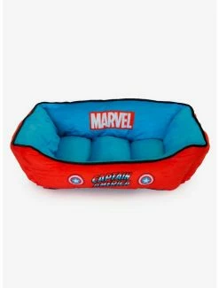 New ❤️ Marvel Captain Americia 🦮 Dog Bed 🎁