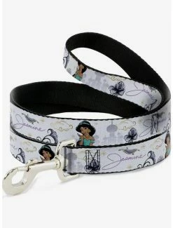 New 😉 Disney Aladdin Jasmine Palace Flowers 🐕 Dog Leash ✔️