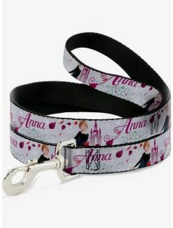 Cheap ⭐ Disney Frozen Anna Castle With Flowers 🐕 Dog Leash ✨