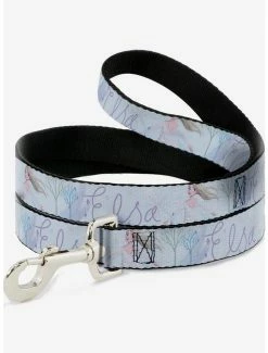 New ❤️ Disney Frozen Elsa Snowflake 🦮 Dog Leash 😀