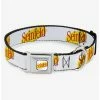 Brand new 😉 Seinfeld Logo Seatbelt 🦮 Dog Collar ⭐