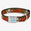 Best reviews of 😍 Frosty The Snowman Poinsetta Plaid Seatbelt 🦮 Dog Collar 🛒