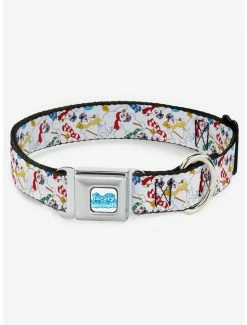 Promo 🎁 Frosty The Snowman Toss Print Seatbelt 🐶 Dog Collar 👏