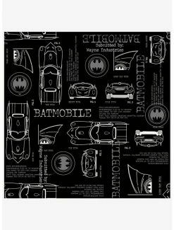 New 🧨 DC Comics Batman Batmobile Peel & Stick Wallpaper ❤️