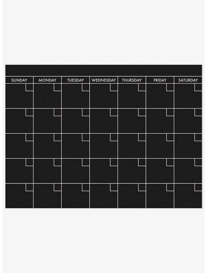 Coupon 🥰 Chalk Calendar Peel & Stick Giant Wall Decal 🎁 1 Coupon 🥰 Chalk Calendar Peel & Stick Giant Wall Decal 🎁