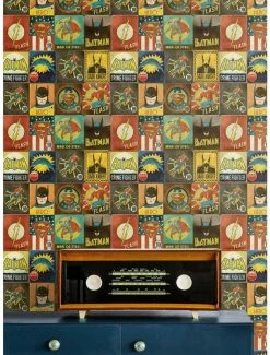 Best deal 🤩 DC Comics Justice League Vintage Peel & Stick Wallpaper 😍