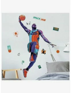 Wholesale 😉 Space Jam Lebron Peel & Stick Giant Wall Decals 🥰