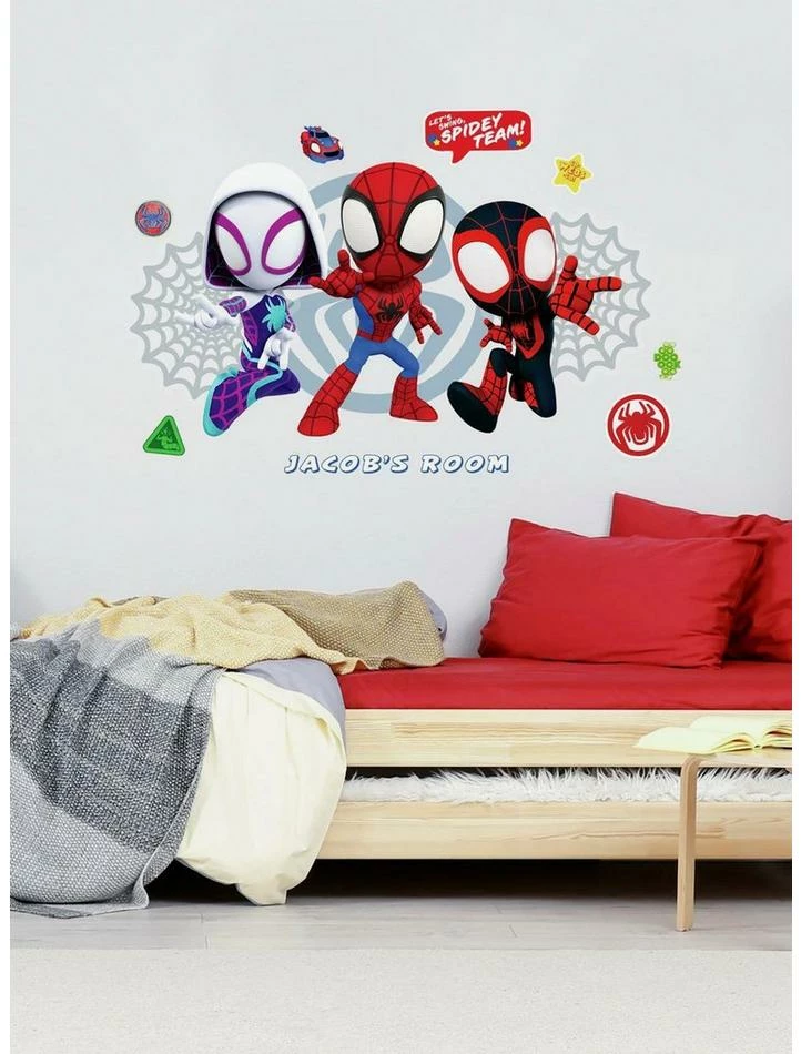 Wholesale ๐ Marvel Spider-Man and Friends Headboard Peel & Stick Giant Wall Decal โค๏ธ 1 Wholesale ๐ Marvel Spider-Man and Friends Headboard Peel & Stick Giant Wall Decal โค๏ธ